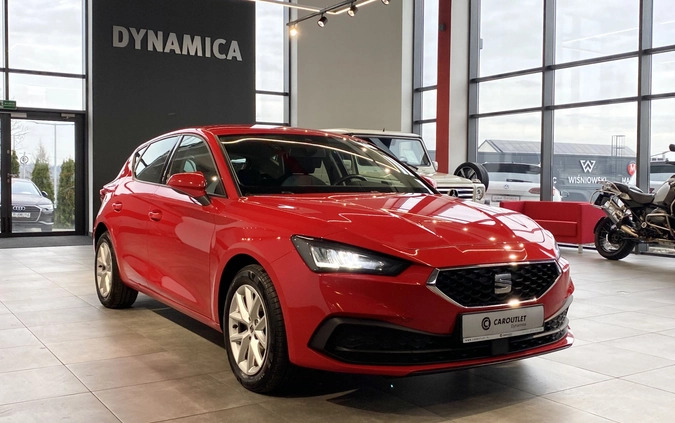 małopolskie Seat Leon cena 77500 przebieg: 57700, rok produkcji 2021 z Brwinów